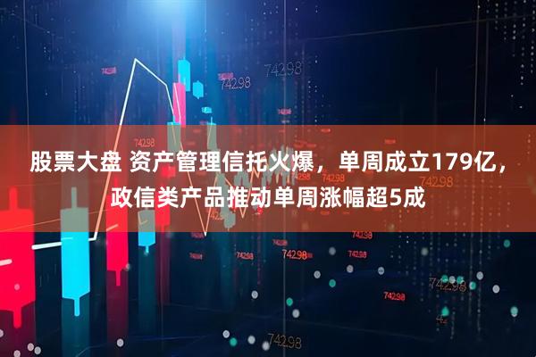 股票大盘 资产管理信托火爆，单周成立179亿，政信类产品推动单周涨幅超5成
