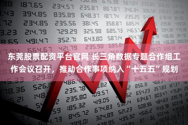东莞股票配资平台官网 长三角数据专题合作组工作会议召开，推动合作事项纳入“十五五”规划
