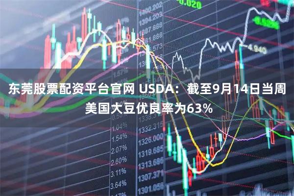 东莞股票配资平台官网 USDA：截至9月14日当周 美国大豆优良率为63%